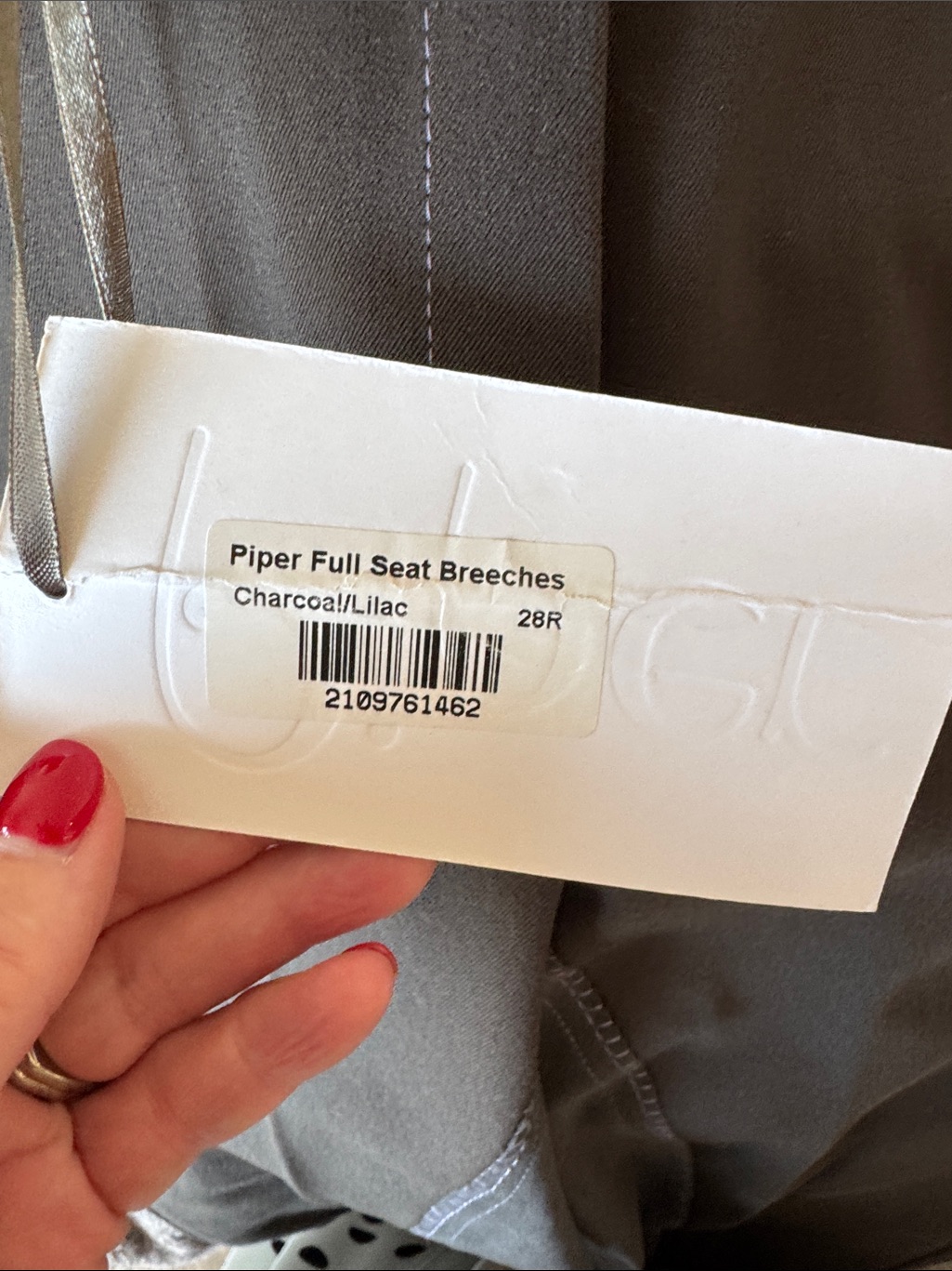 Nwt Piper By Smartpak 28r Full Seat Breeches — image 2 of 4